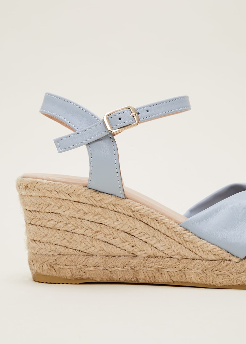 Leather Knot Front Espadrilles Phase Eight UK