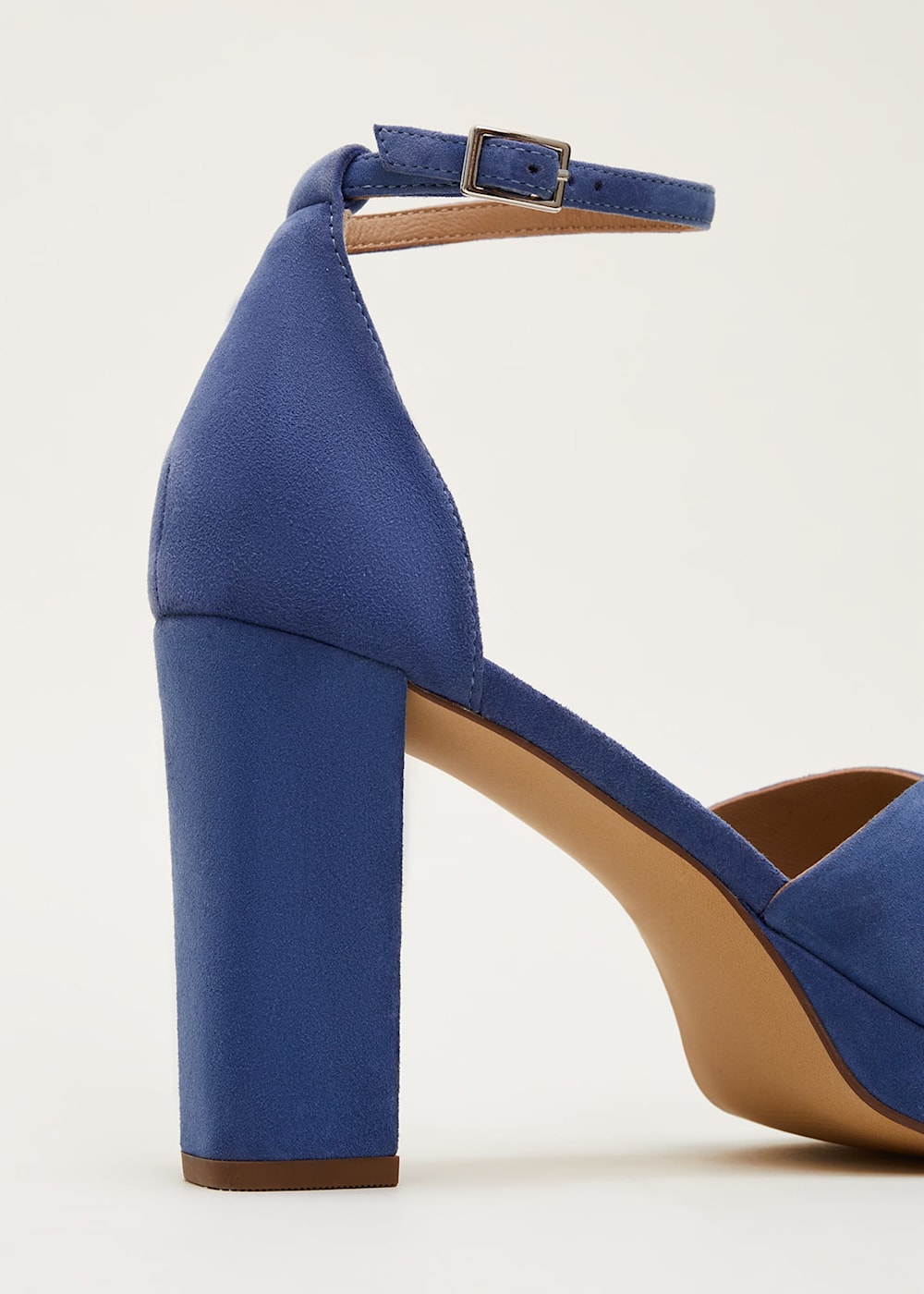 Navy Suede Platform Heels Phase Eight UK