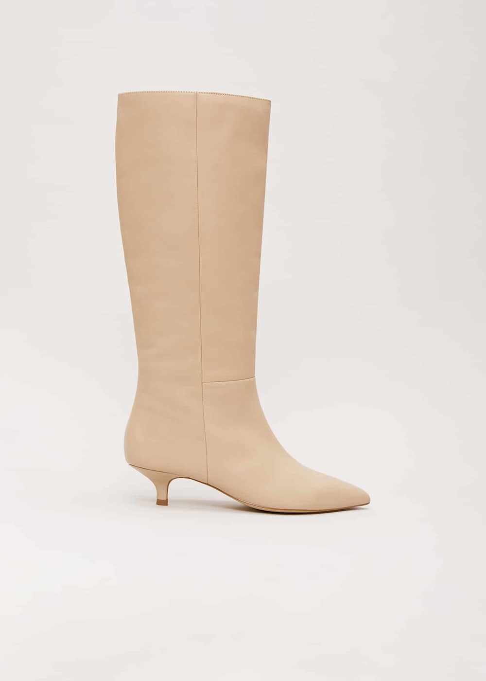 Thigh high kitten heel boots sale
