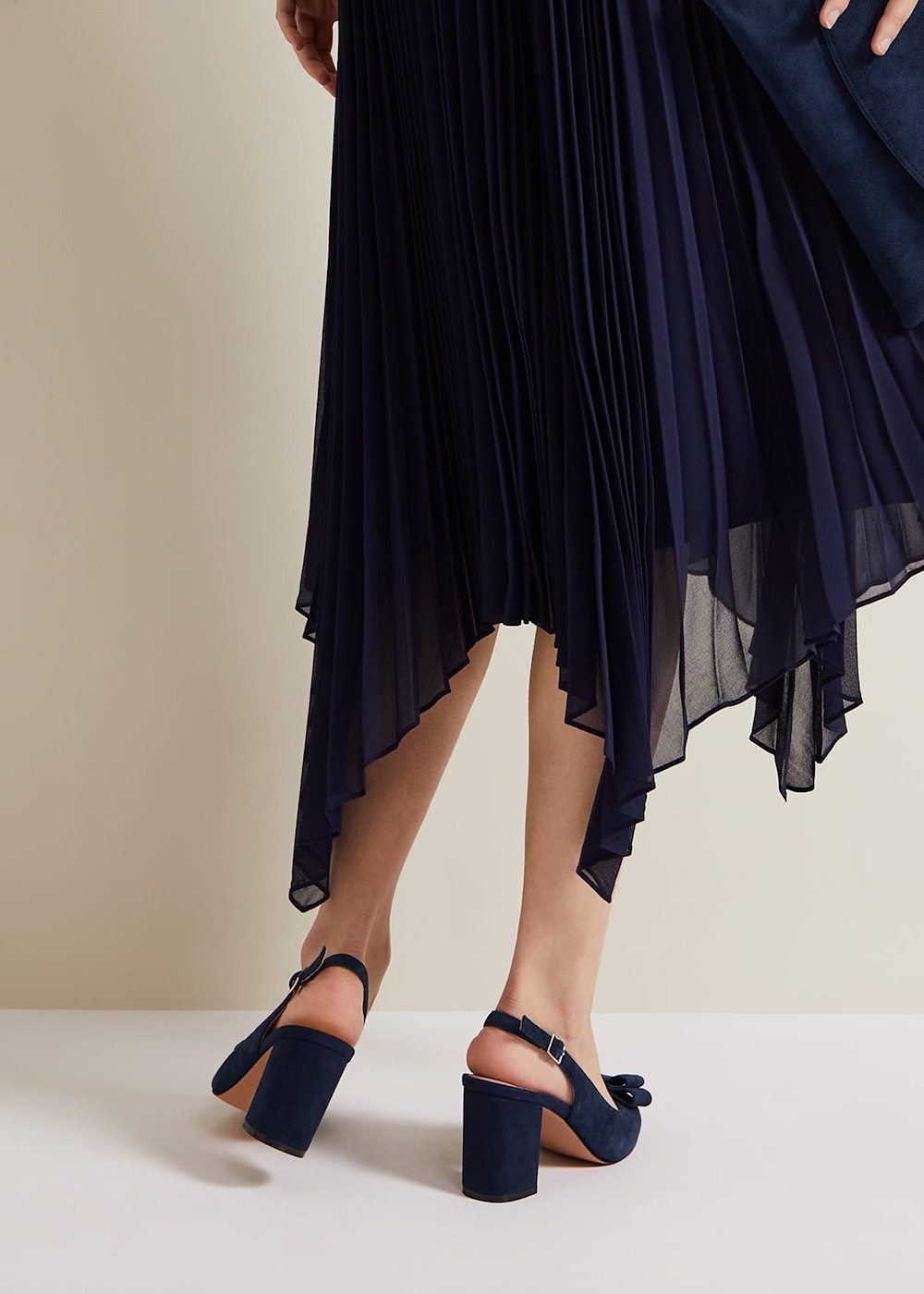 Navy block heel shoes uk top