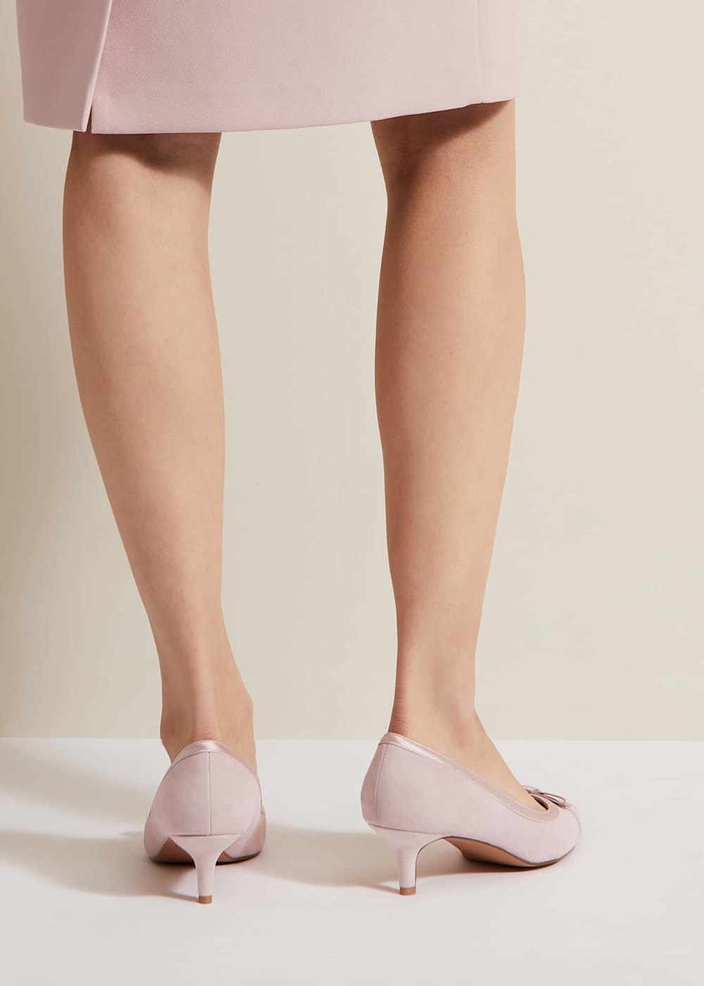 Bow Kitten Heel Shoes Phase Eight UK