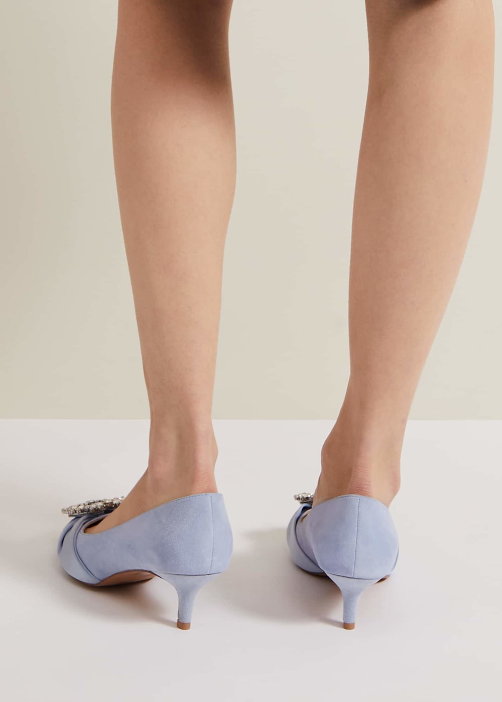 Phase eight silver shoes top