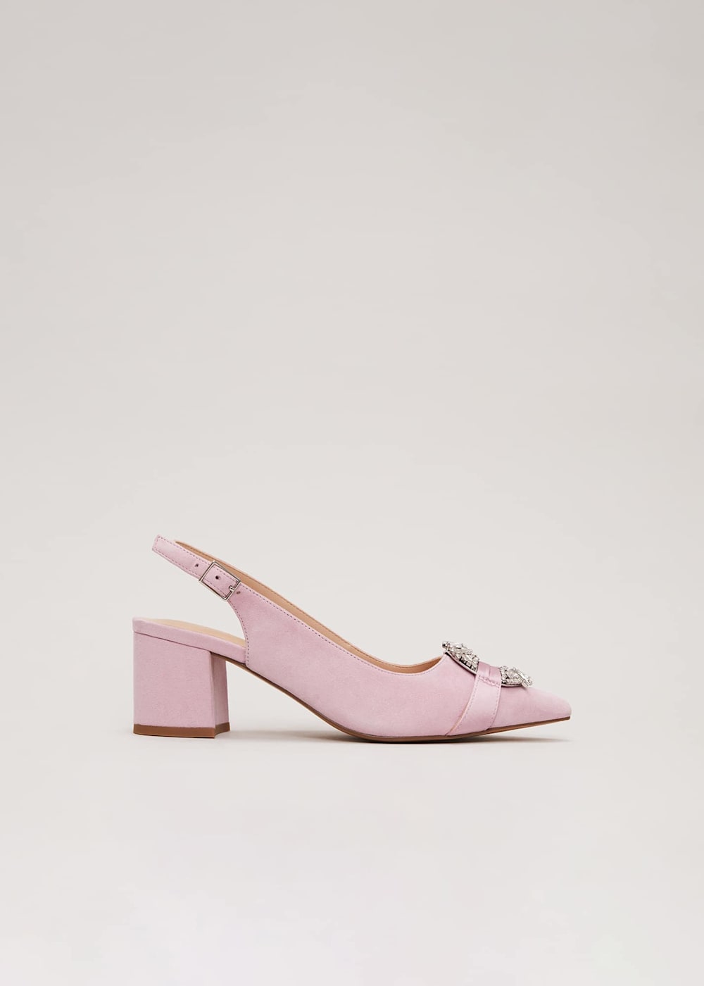 Blush block heel pumps discount