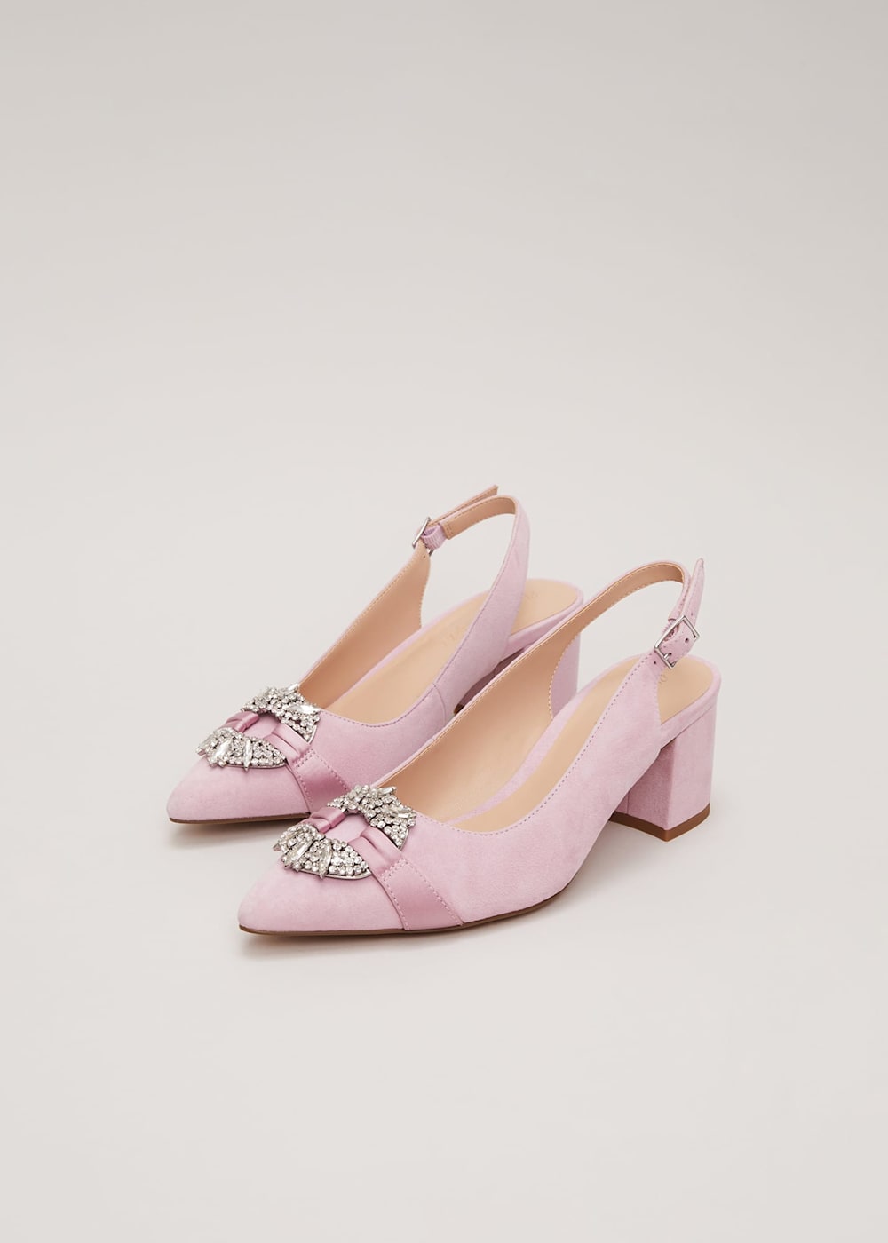 Embellished Block Heel Shoes Phase Eight UK