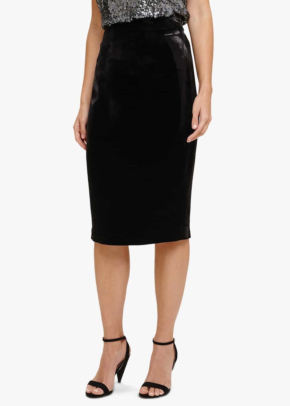 Pencil skirt velvet hot sale
