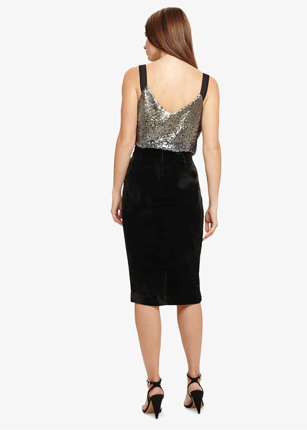 Violetta Velvet Pencil Skirt Phase Eight UK