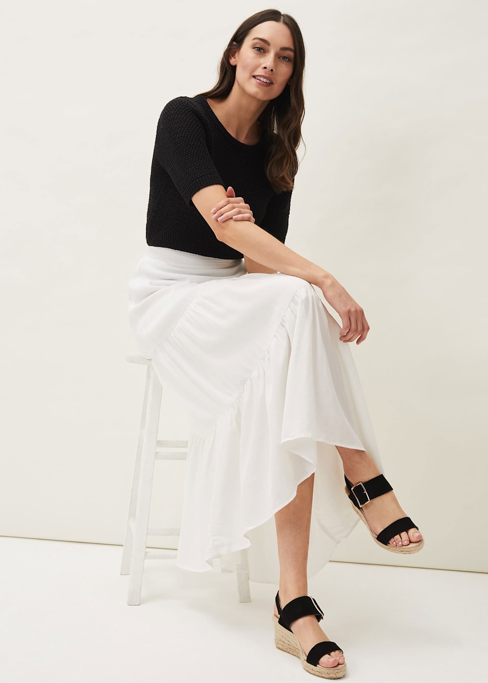 Phase eight white maxi skirt clearance