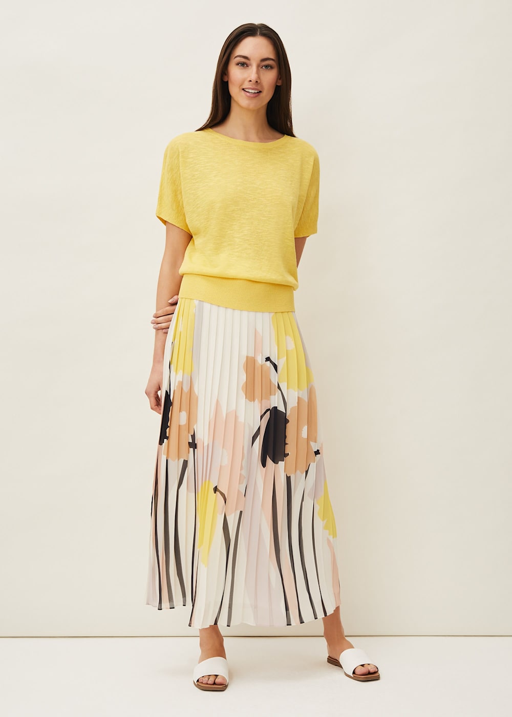 Molly Goddard Holly Pleat Midi-Skirt | Liberty