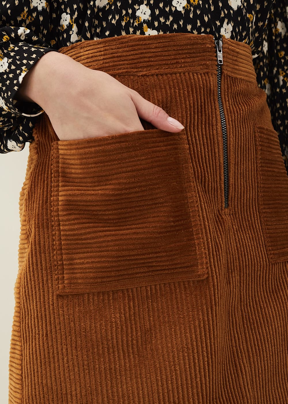 Kennedy Corduroy Mini Skirt Phase Eight UK
