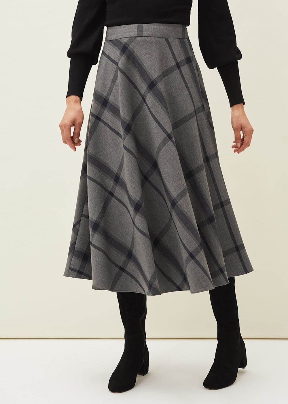 What is an a line midi skirt top