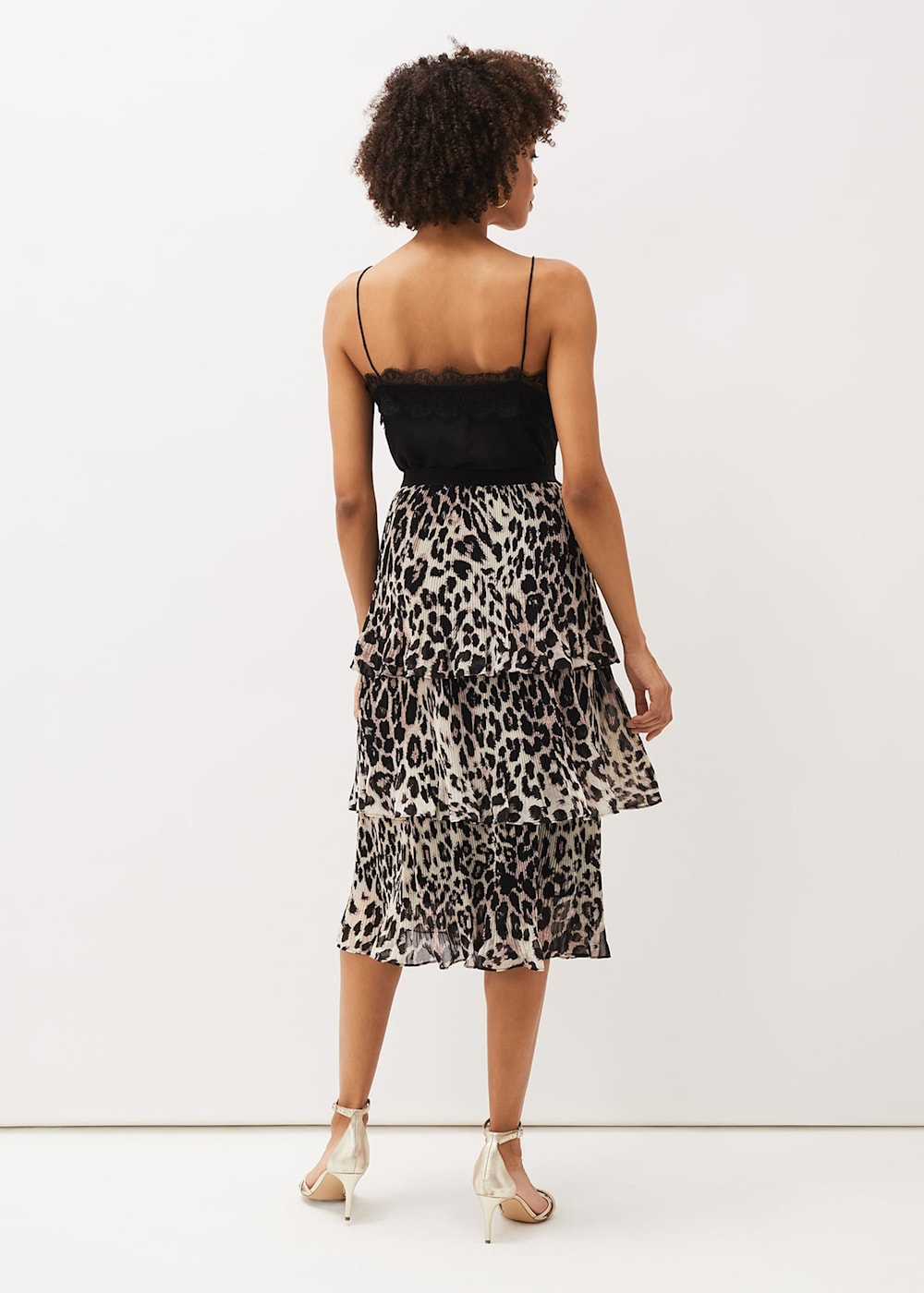 Mid length leopard skirts dollar tree clearance