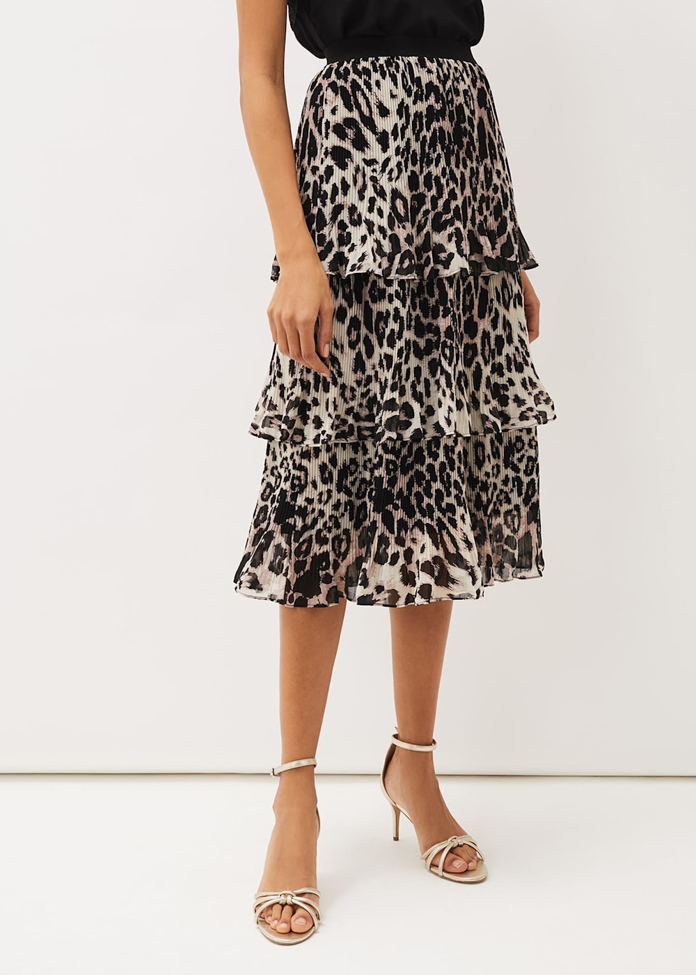 Mid length leopard skirts dollar tree clearance