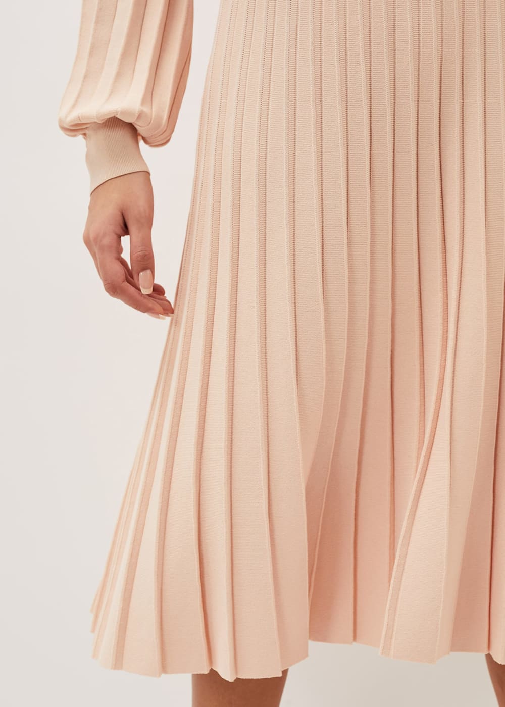 Teodora Pleat Knit Co Ord Skirt Phase Eight ROW