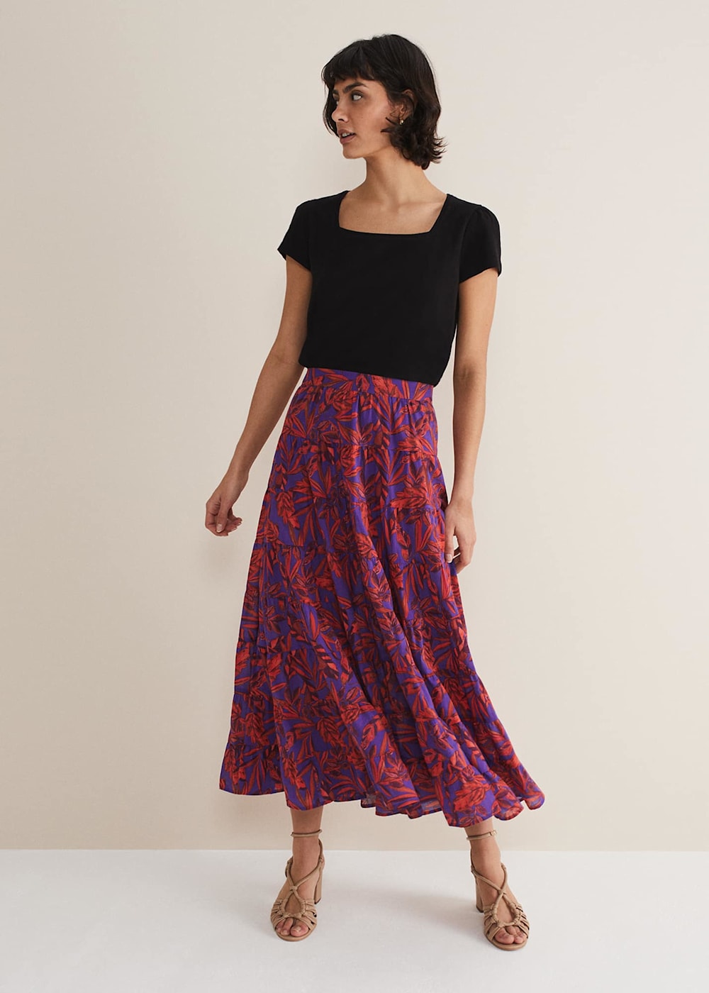Leaf maxi skirt new arrivals