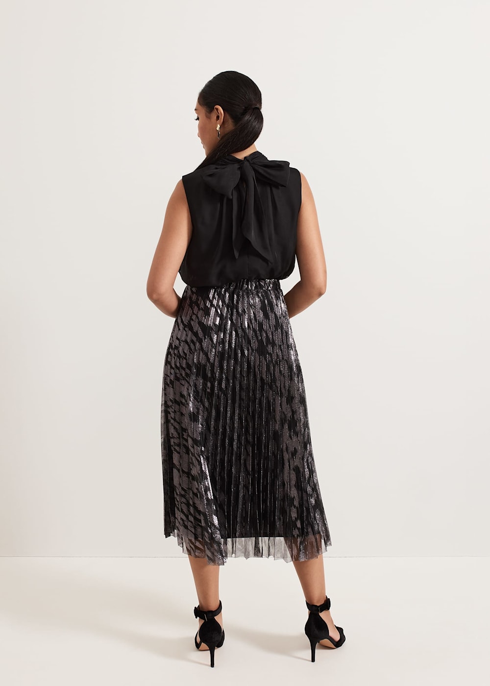 Petite pleated skirt clearance