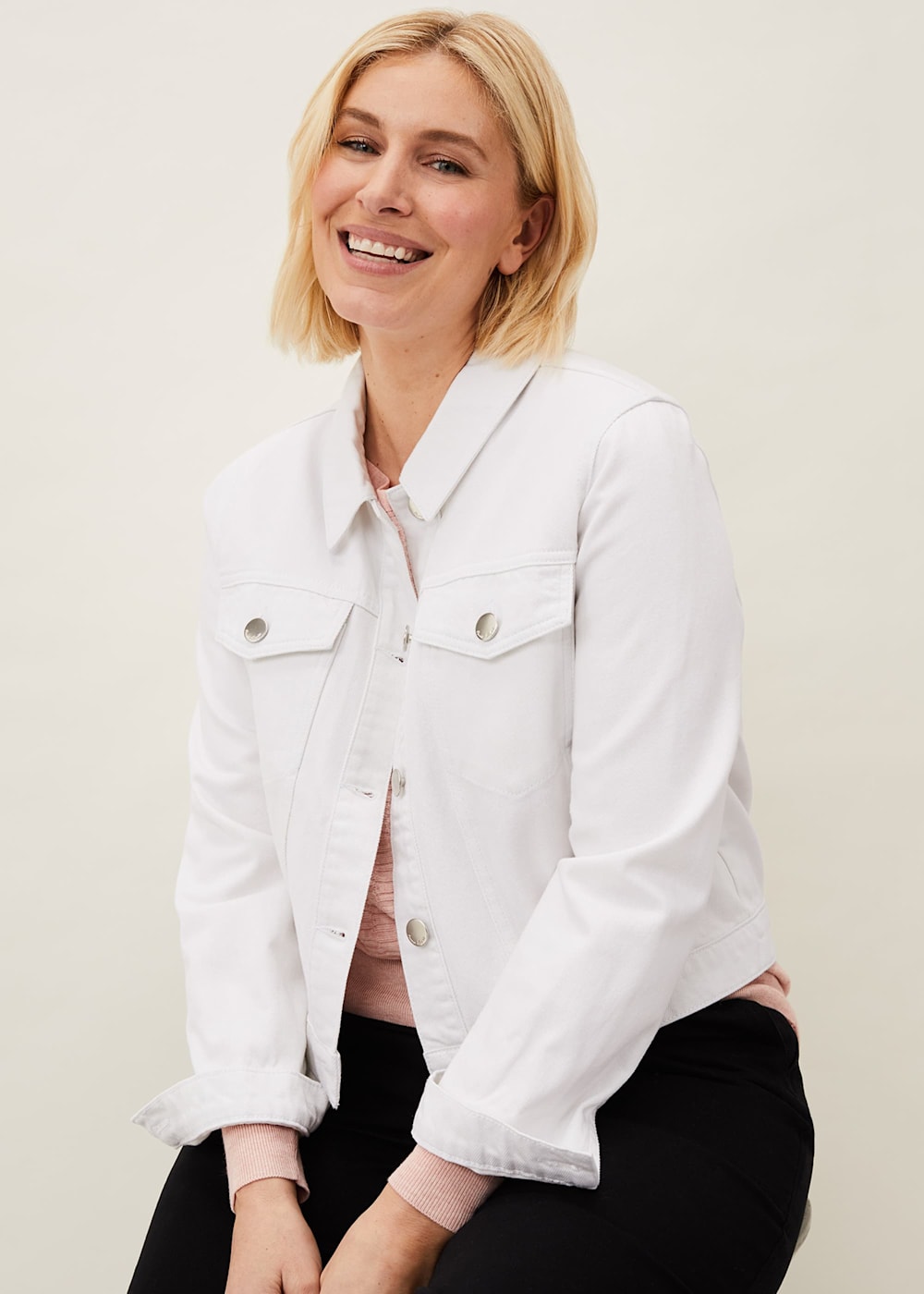 Phase eight denim jacket sales
