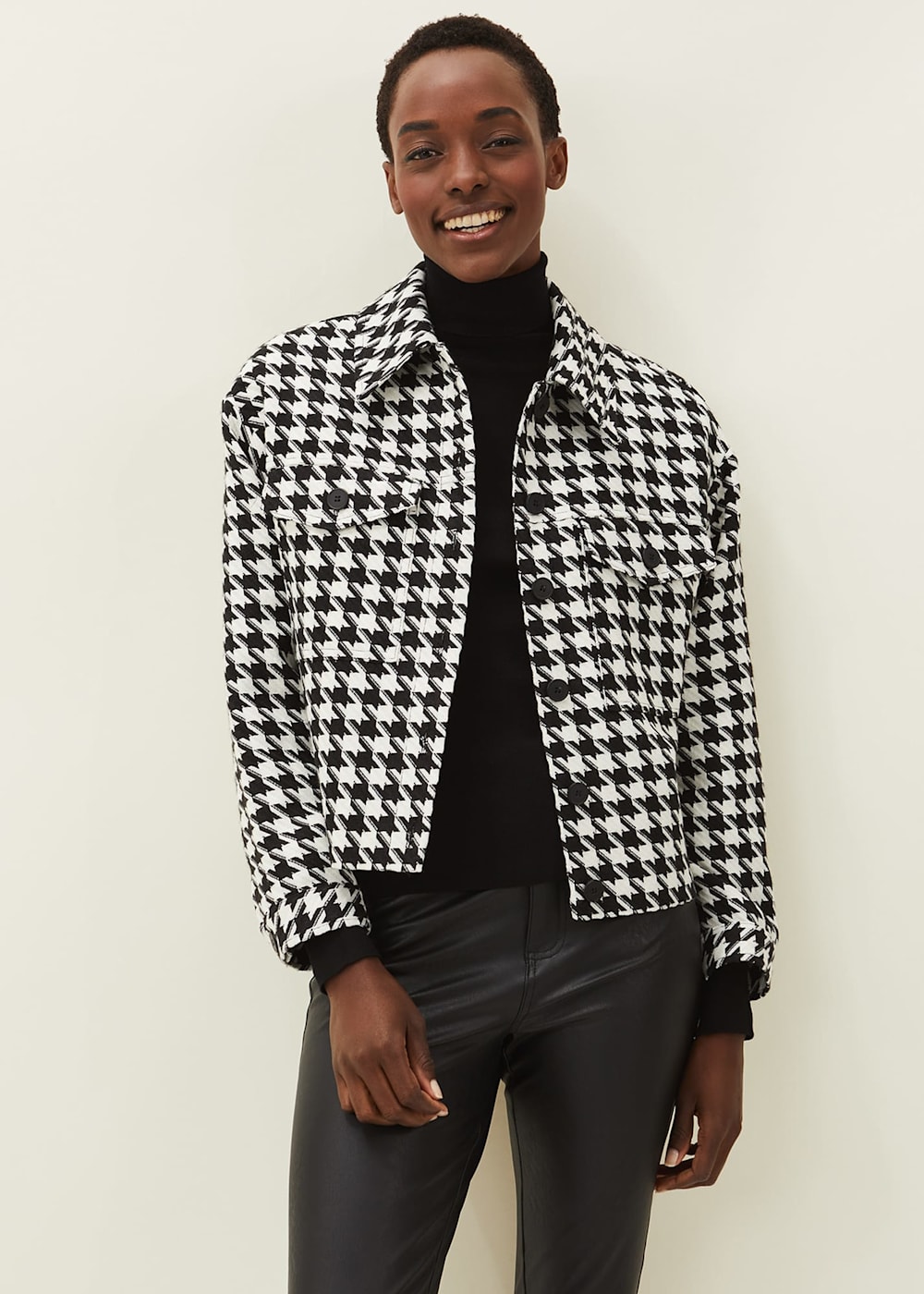 Brienna Dogtooth Jacket Phase Eight ROW