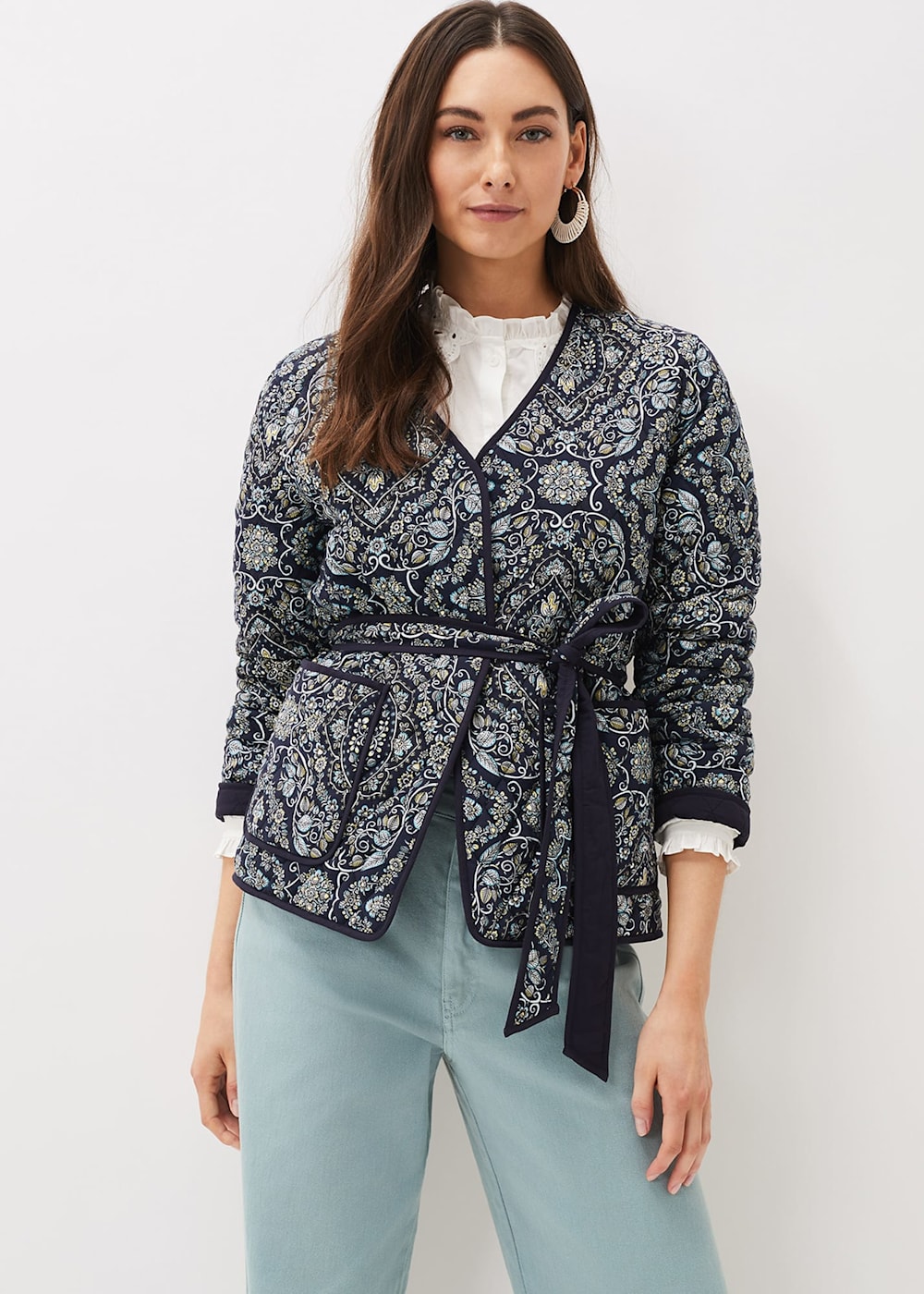 Quilted paisley jacket hotsell