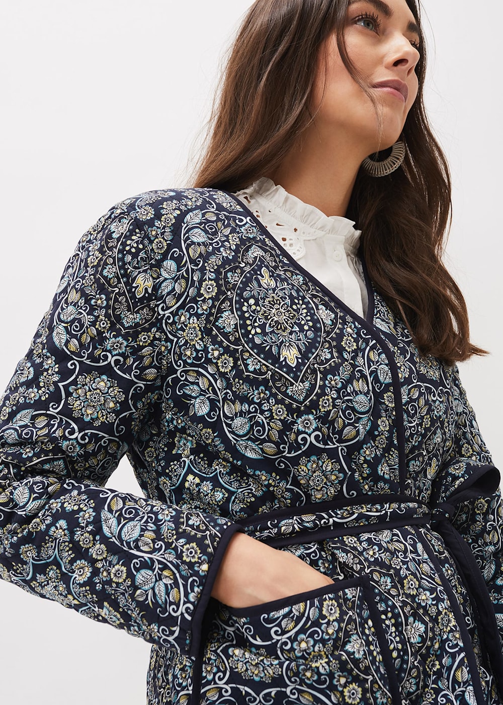 Quilted paisley jacket clearance