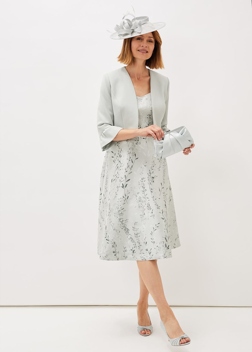 Grey occasion jacket top