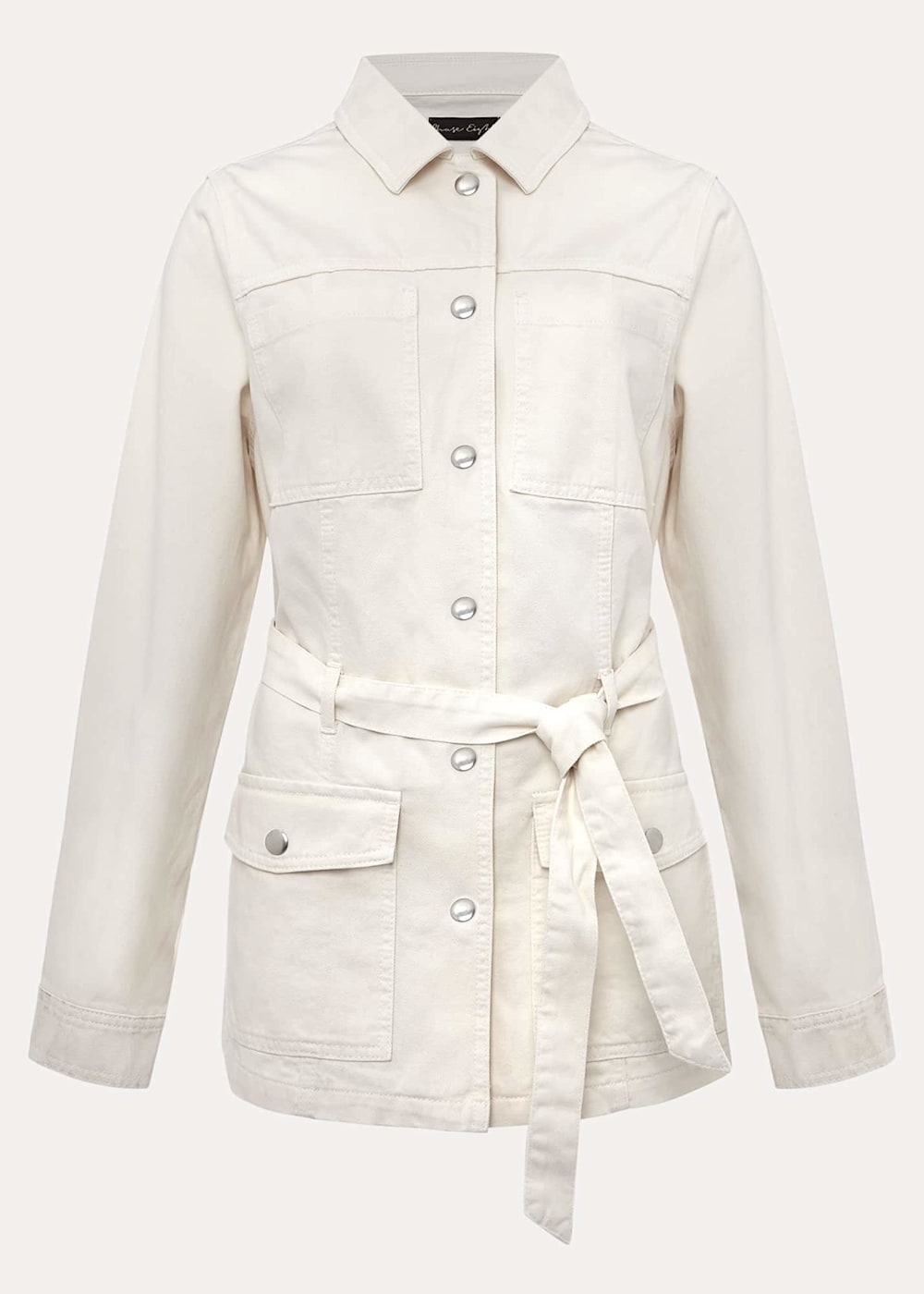 Jannah Belted Denim Shacket Phase Eight UK