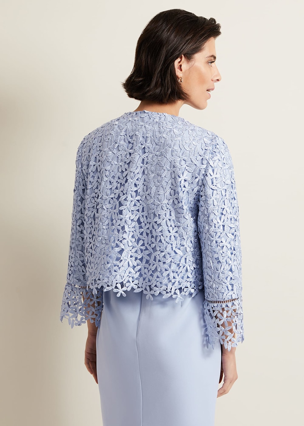 Phase eight lace jacket top