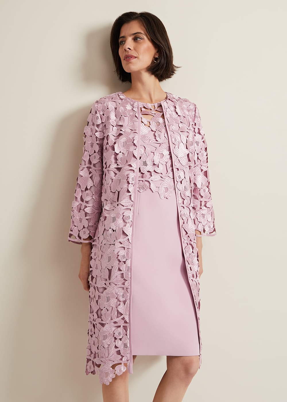 Lace coat dress shop