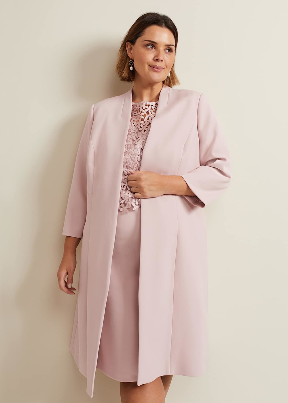 Phase eight pink coat outlet