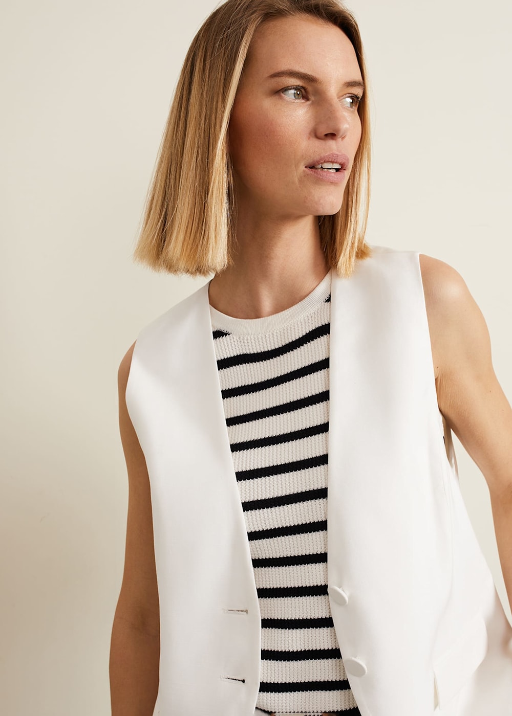 Womens longline waistcoat uk discount