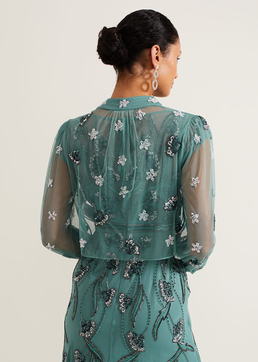 Beaded cover up dress best sale