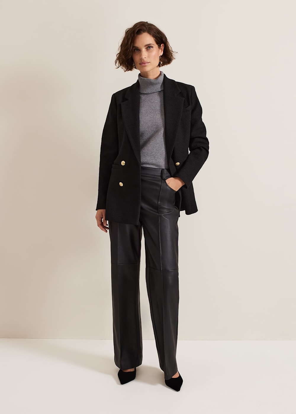 Kiana Boucle Longline Blazer Phase Eight UK