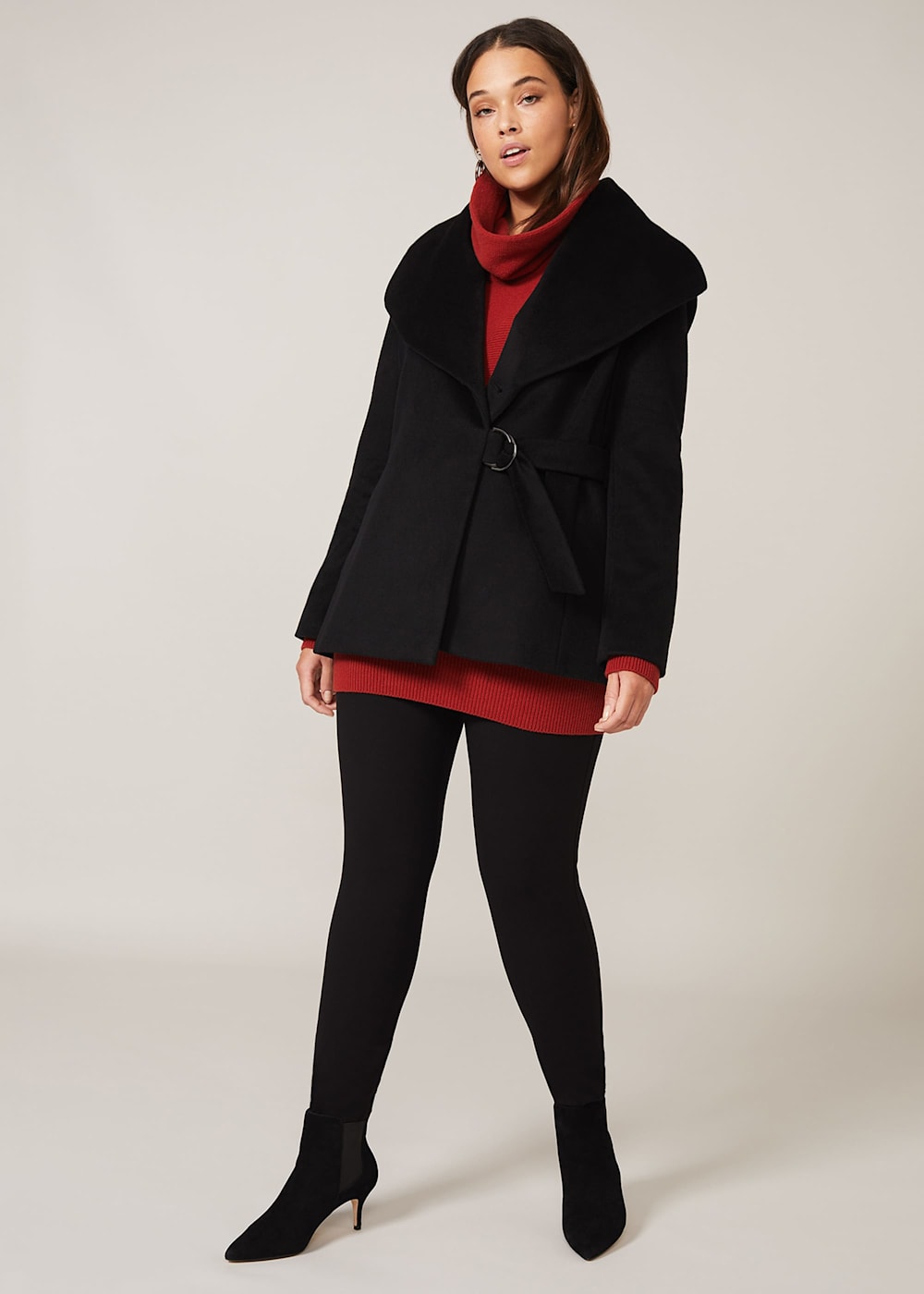 Phase eight nicci short belted coat sales