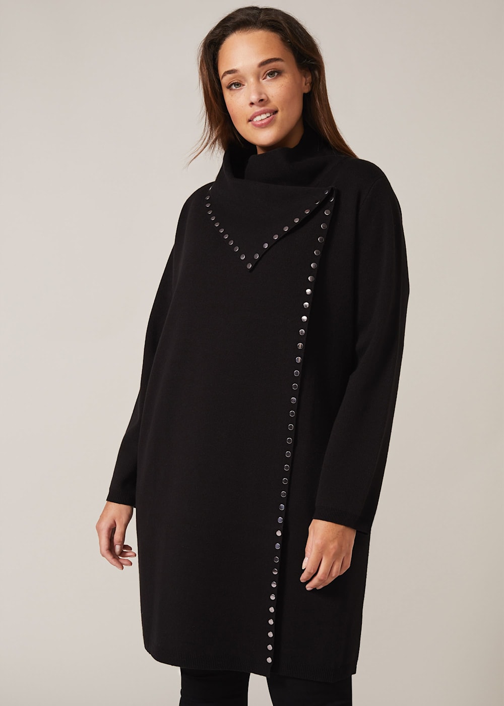Paloma Stud Knit Coatigan Phase Eight UK