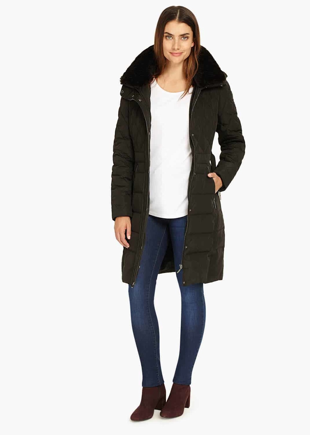 Phase eight deasia long diamond puffer hotsell