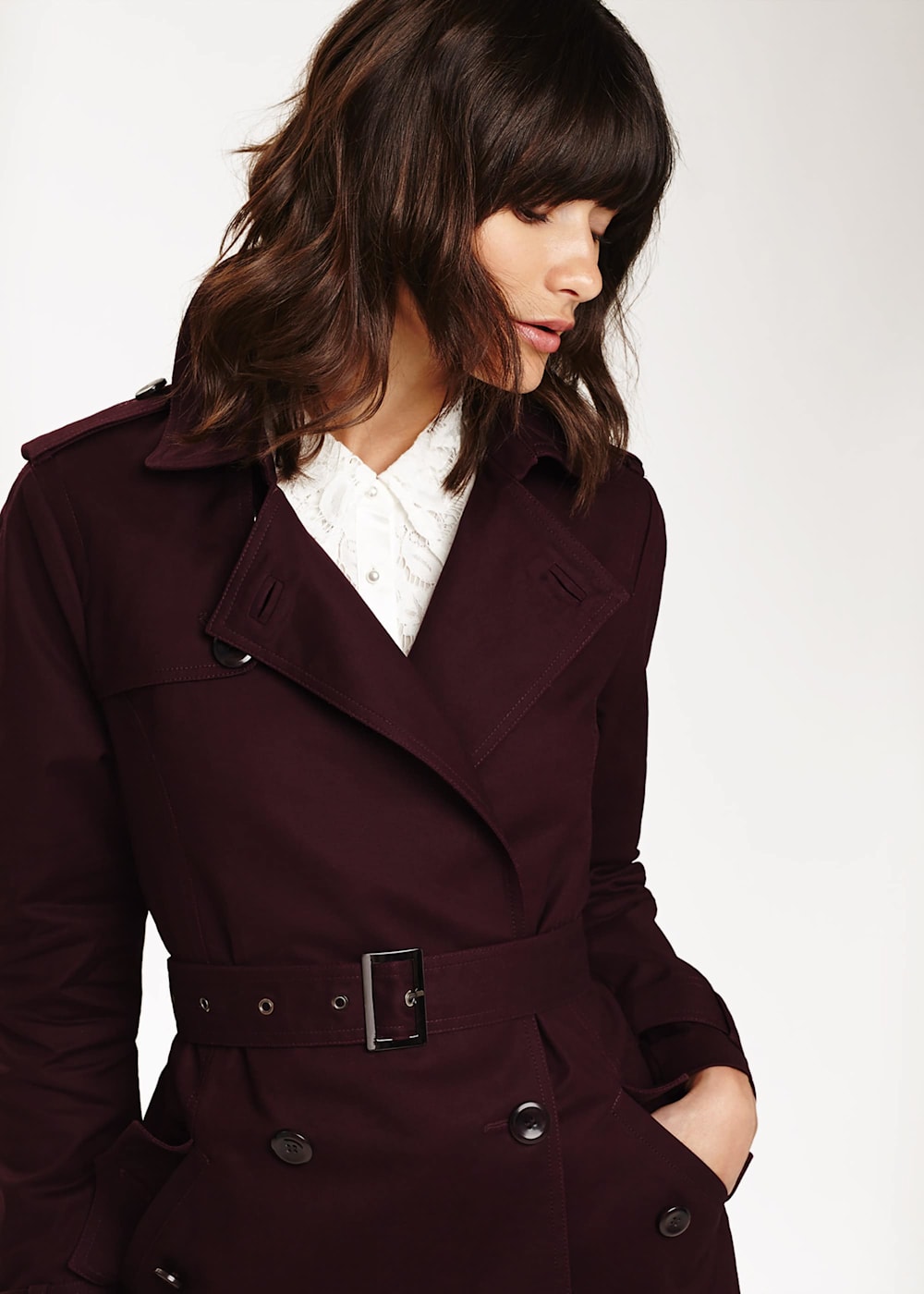 Trudie trench coat deals