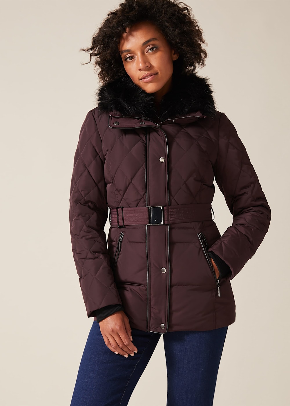 Deasia Quilted Puffer Jacket Phase Eight UK