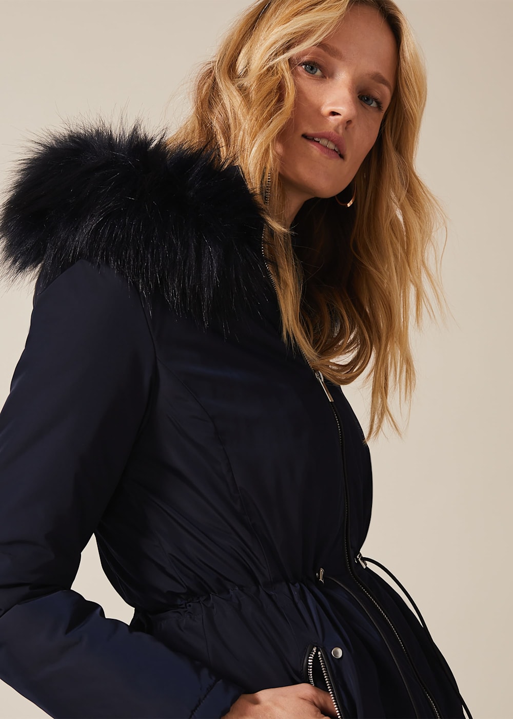 Florentine Faux Fur Parka Phase Eight UK
