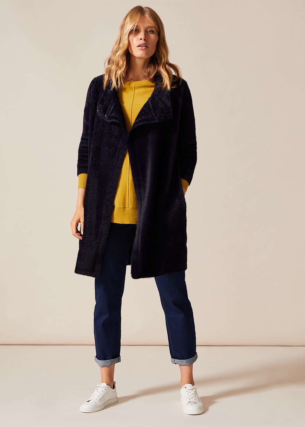 Phase eight fiona fluffy knit coatigan sales