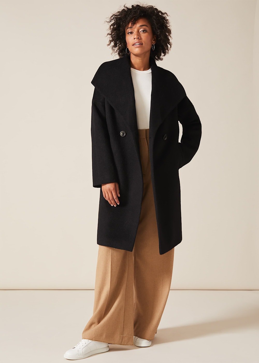 Beth Wool Cocoon Coat Phase Eight AU