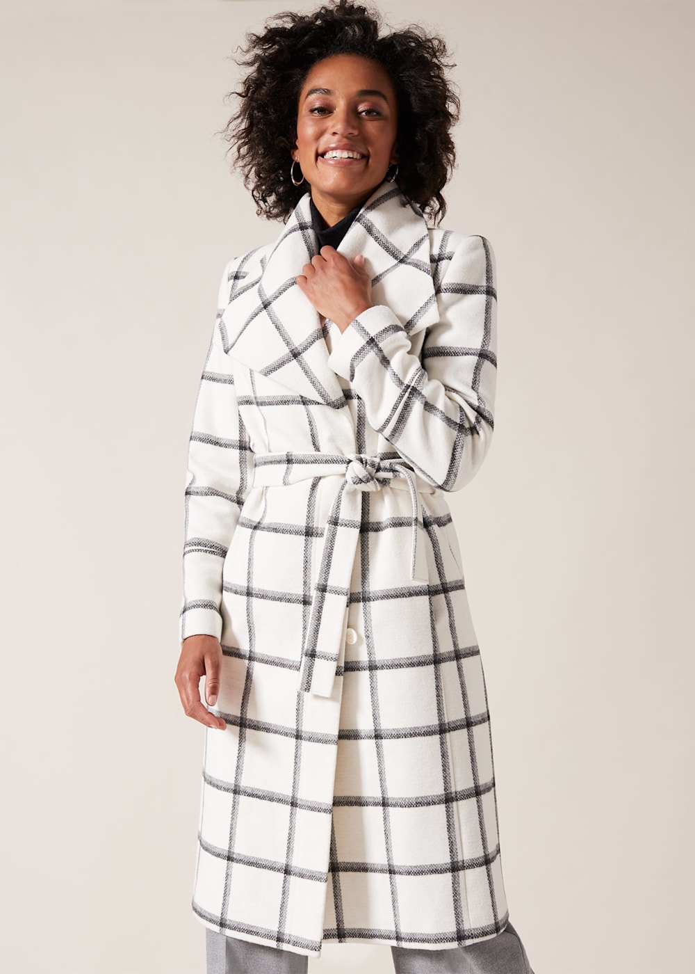Unused check coat on sale