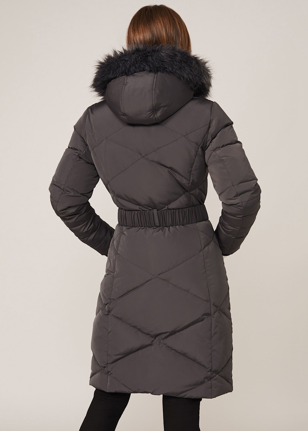 Remy Diamond Long Puffer Coat Phase Eight UK