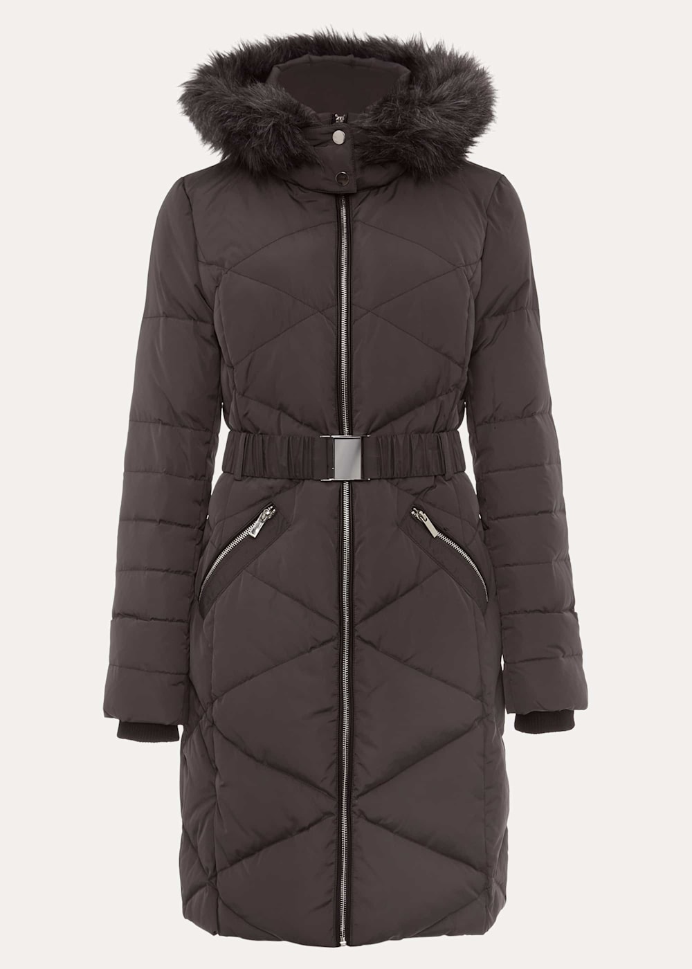 Remy Diamond Long Puffer Coat Phase Eight ROW