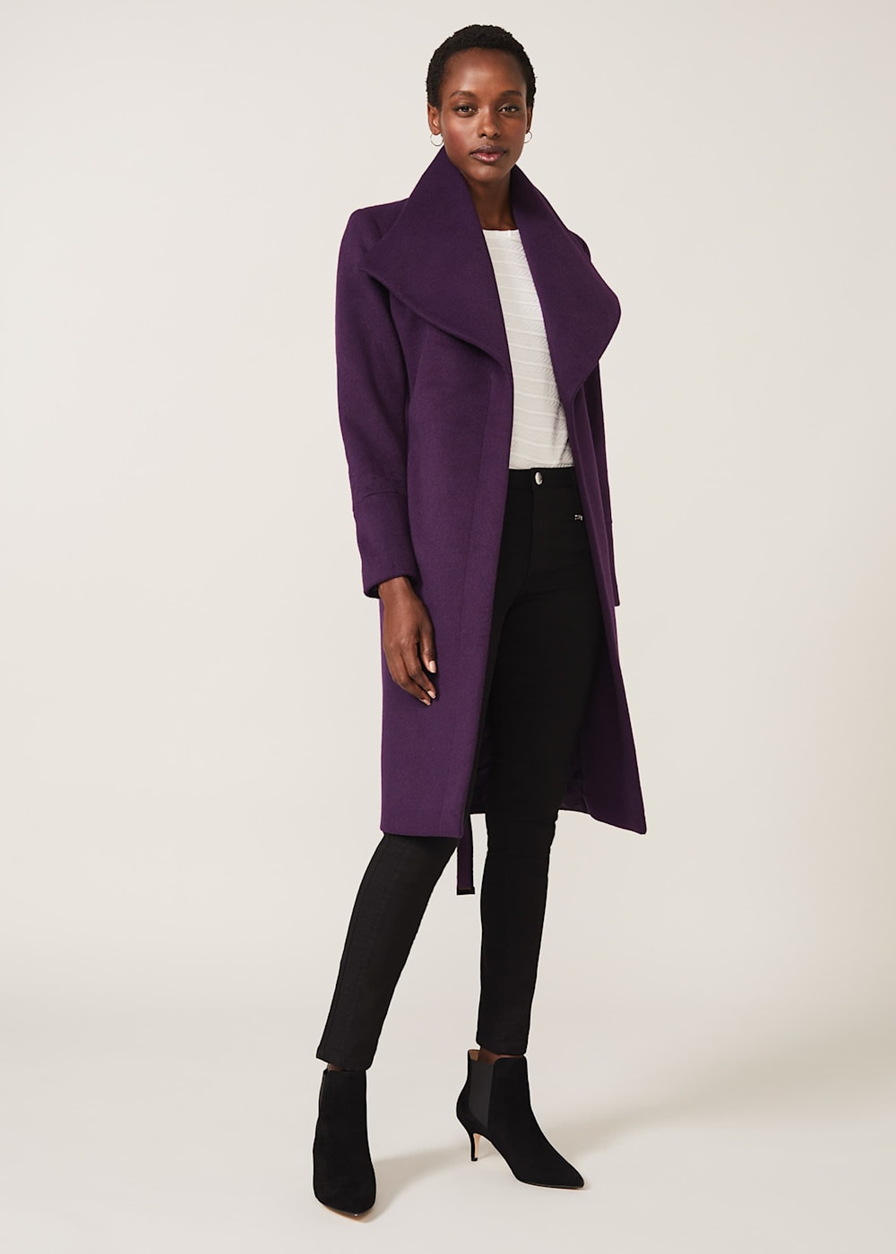 Nicci Belted Wool Coat Phase Eight UK