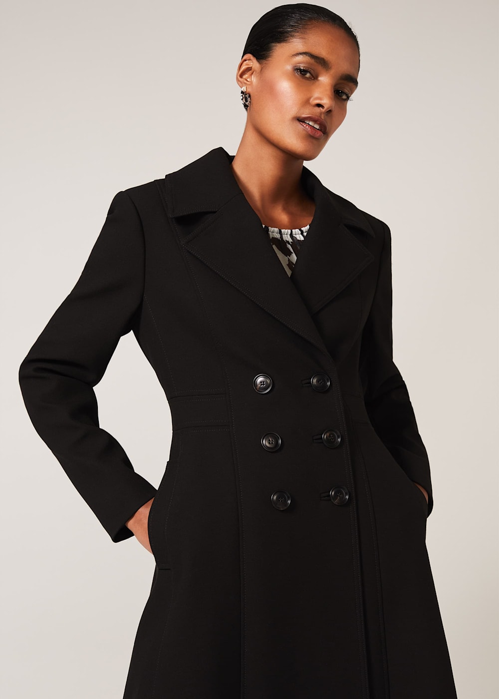Down swing coat outlet