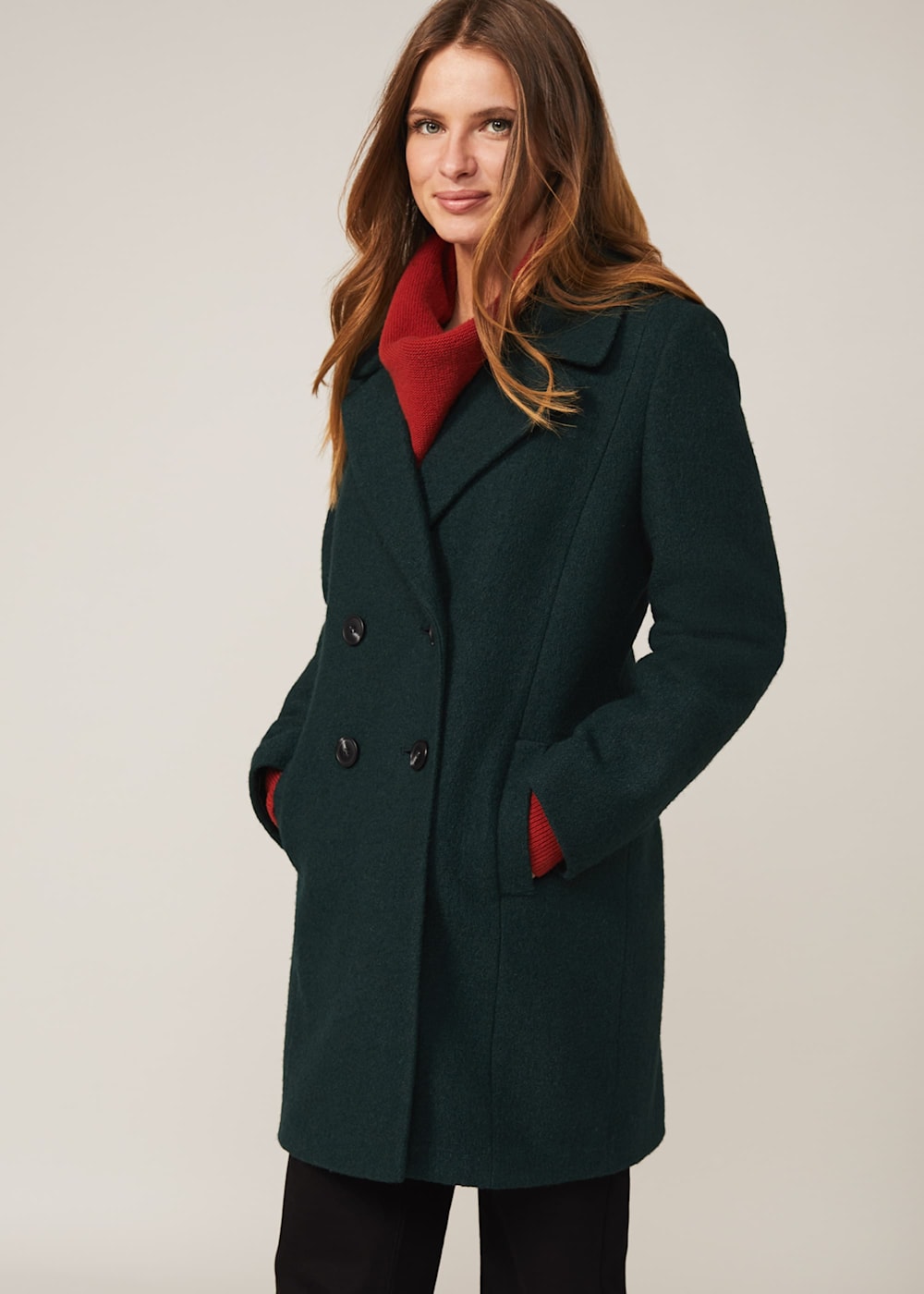 Lucine Double Breasted Wool Coat Phase Eight UK