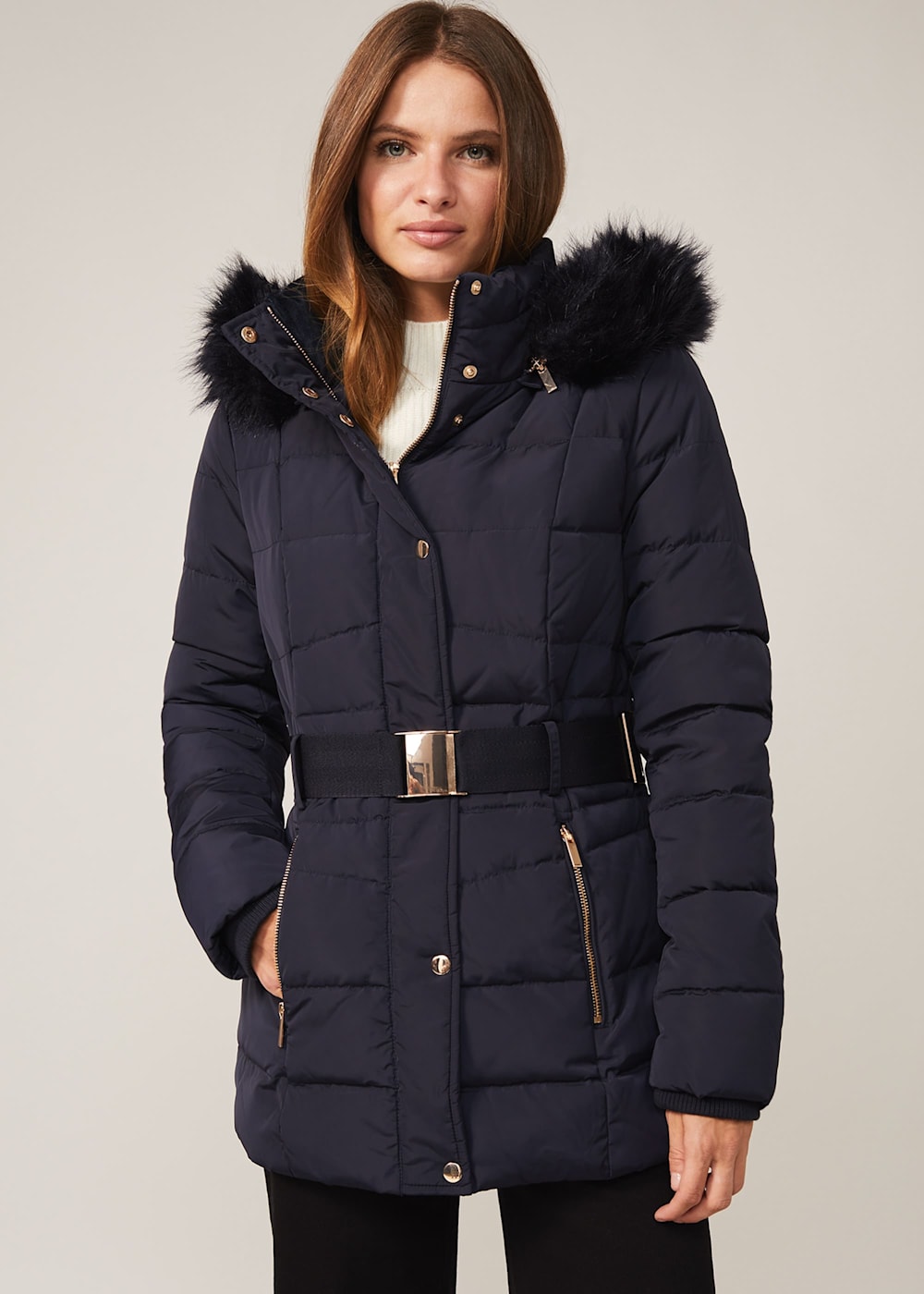 Phase eight puffer coat top