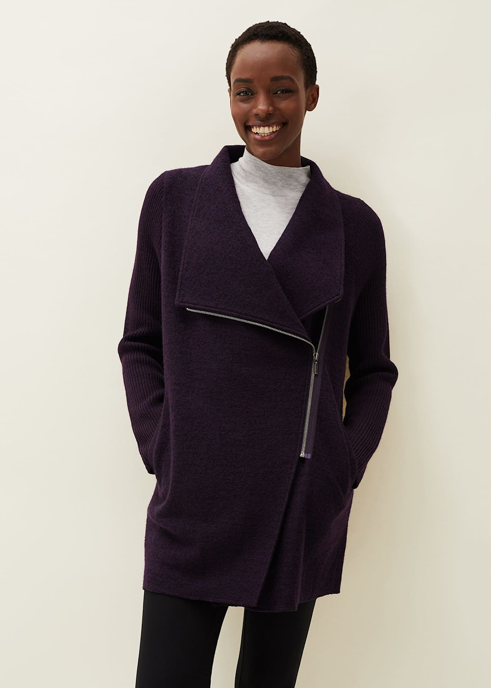 Knit coat womens 2025