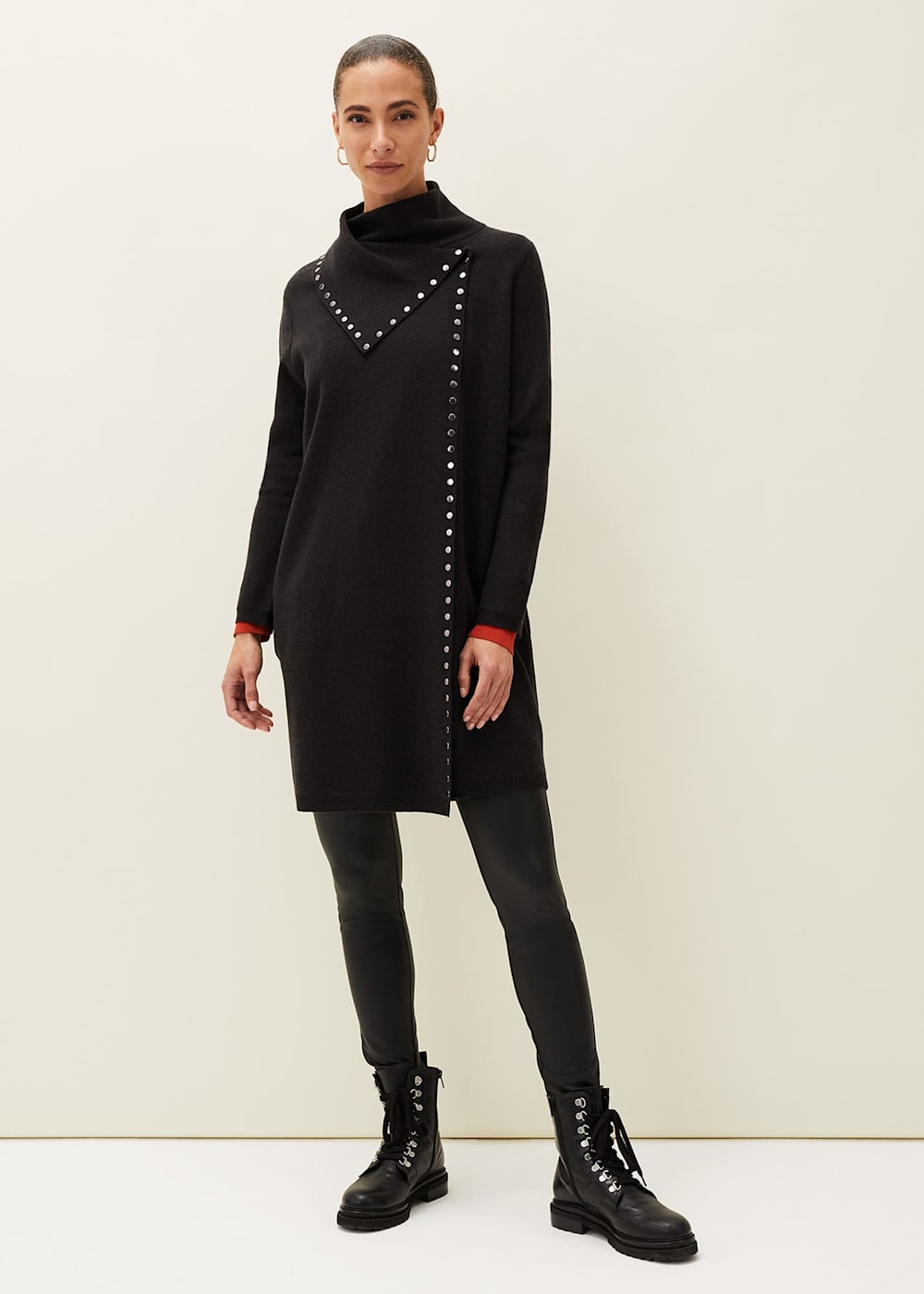 Paloma Scattered Stud Coatigan Phase Eight UK