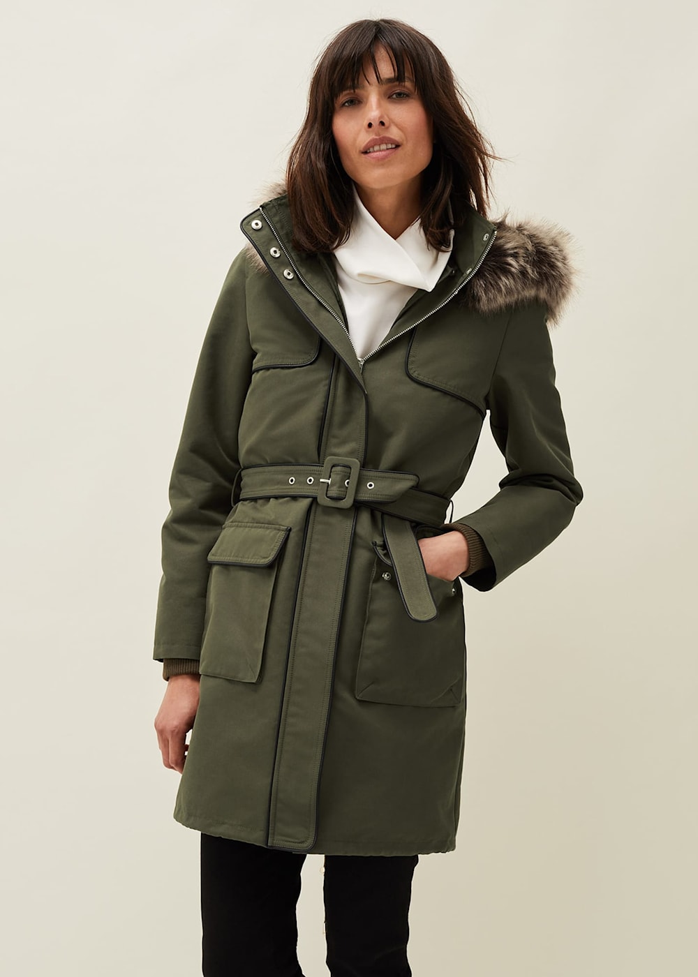 A parka coat sales