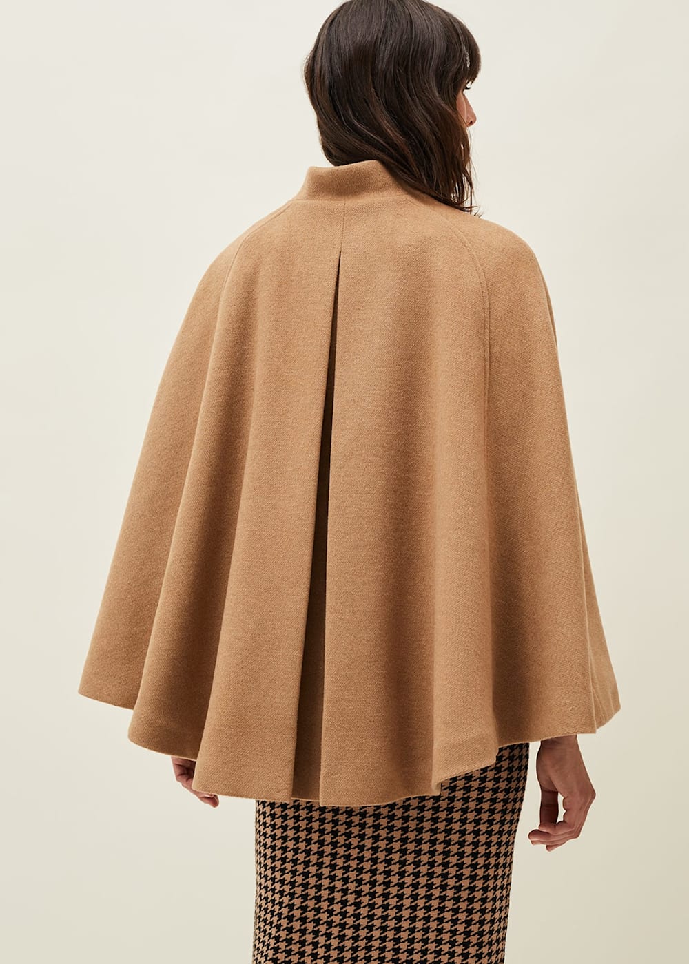 Wool cape coat uk outlet
